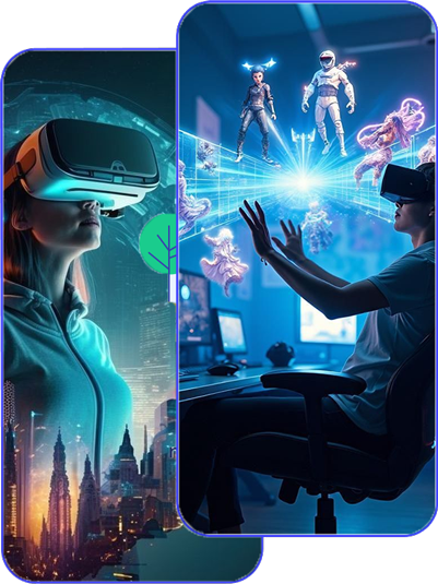 Artificial Intelligence course illustration showing AI technology, machine learning, and data processing concepts at Expert Academy